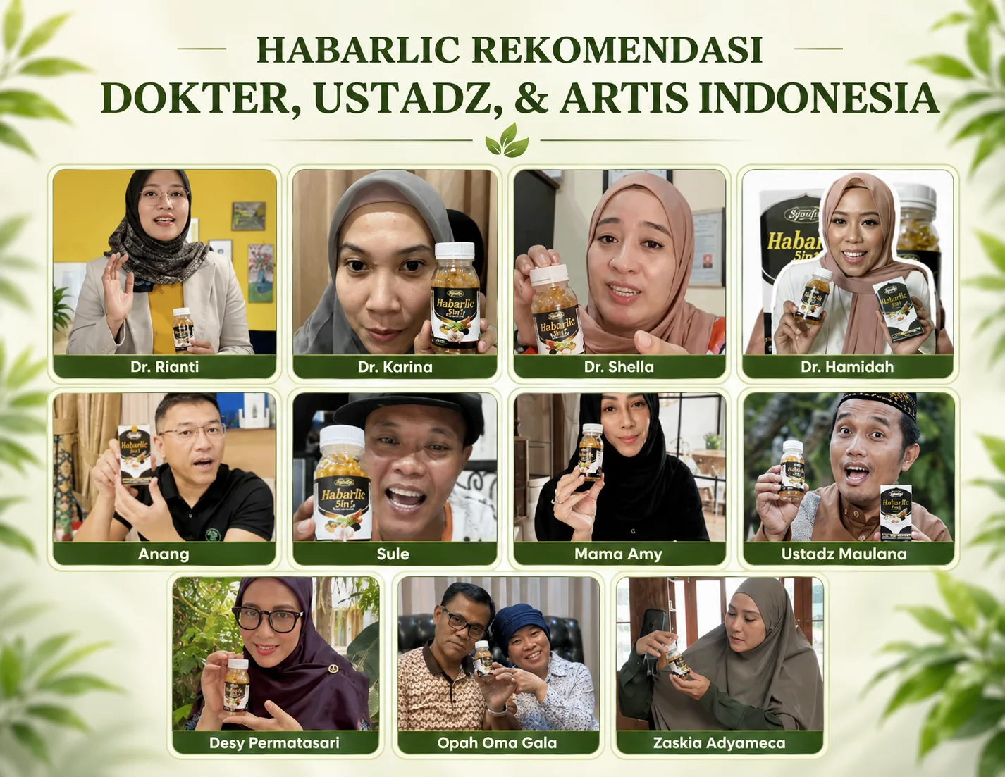 Habarlic rekomendasi dokter, ustadz & artis Indonesia