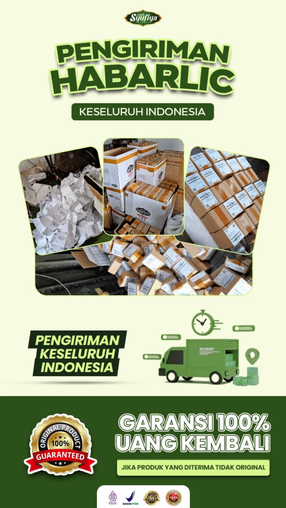 Pengiriman Habarlic ke seluruh Indonesia & garansi 100% uang kembali