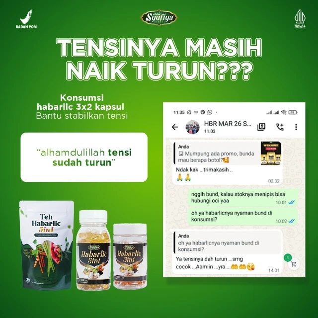 Tensi sudah turun