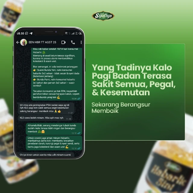 Pegal & kesemutan berangsur membaik