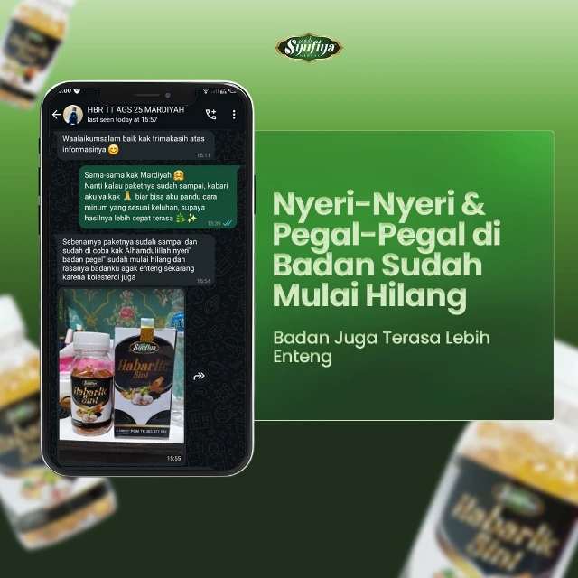 Nyeri & pegal mulai hilang